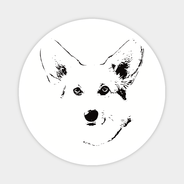 Cardigan Welsh Corgi gift for Corgi Owners Magnet by DoggyStyles